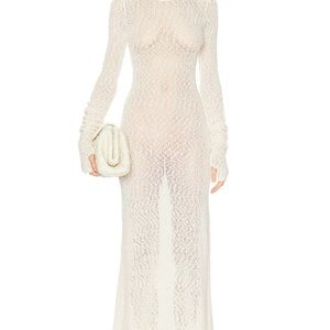 Helsa Tatum maxi knit dress ivory